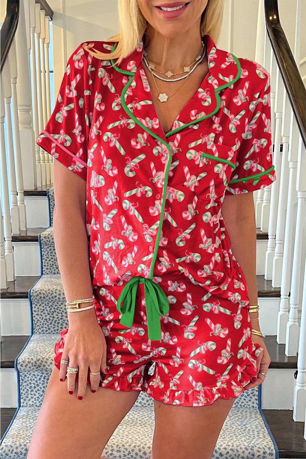 Rylee™ - Christmas Candy Pajama Set