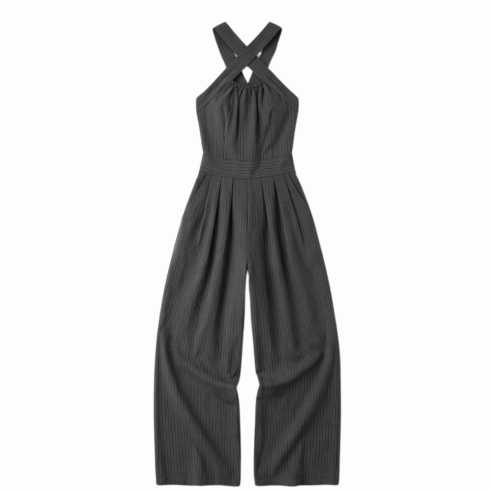 Camille™ | Open-Back Wide-Leg Jumpsuit