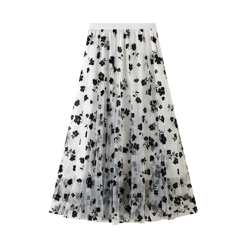 ADELINE™ – Floral Midi Skirt