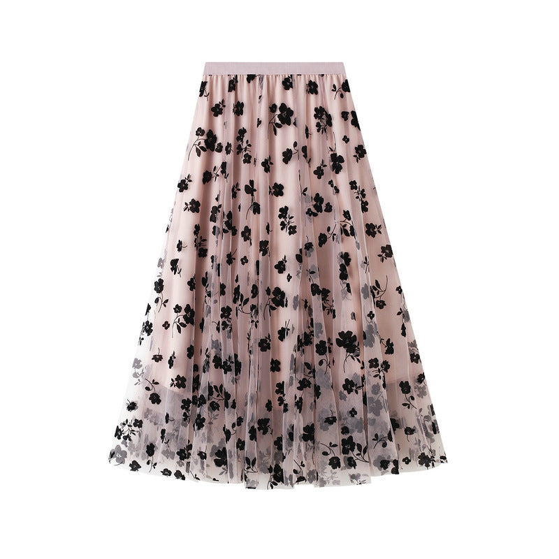 ADELINE™ – Floral Midi Skirt