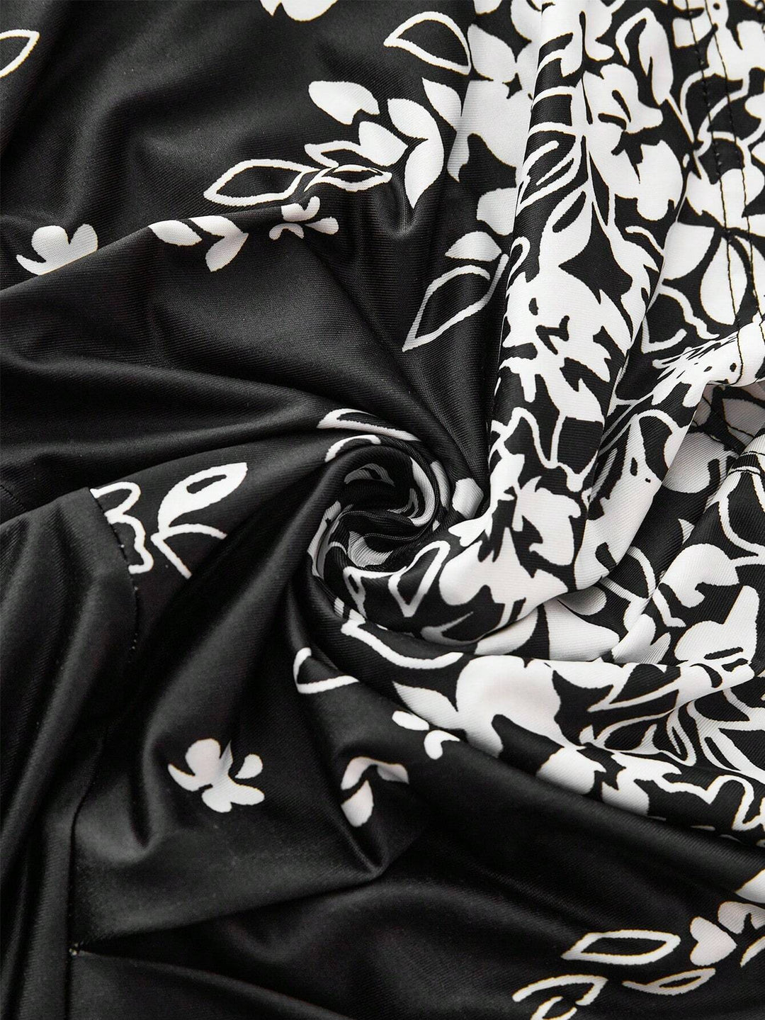 Casual High-Waisted A-Line Skirt With Floral Print For Summer