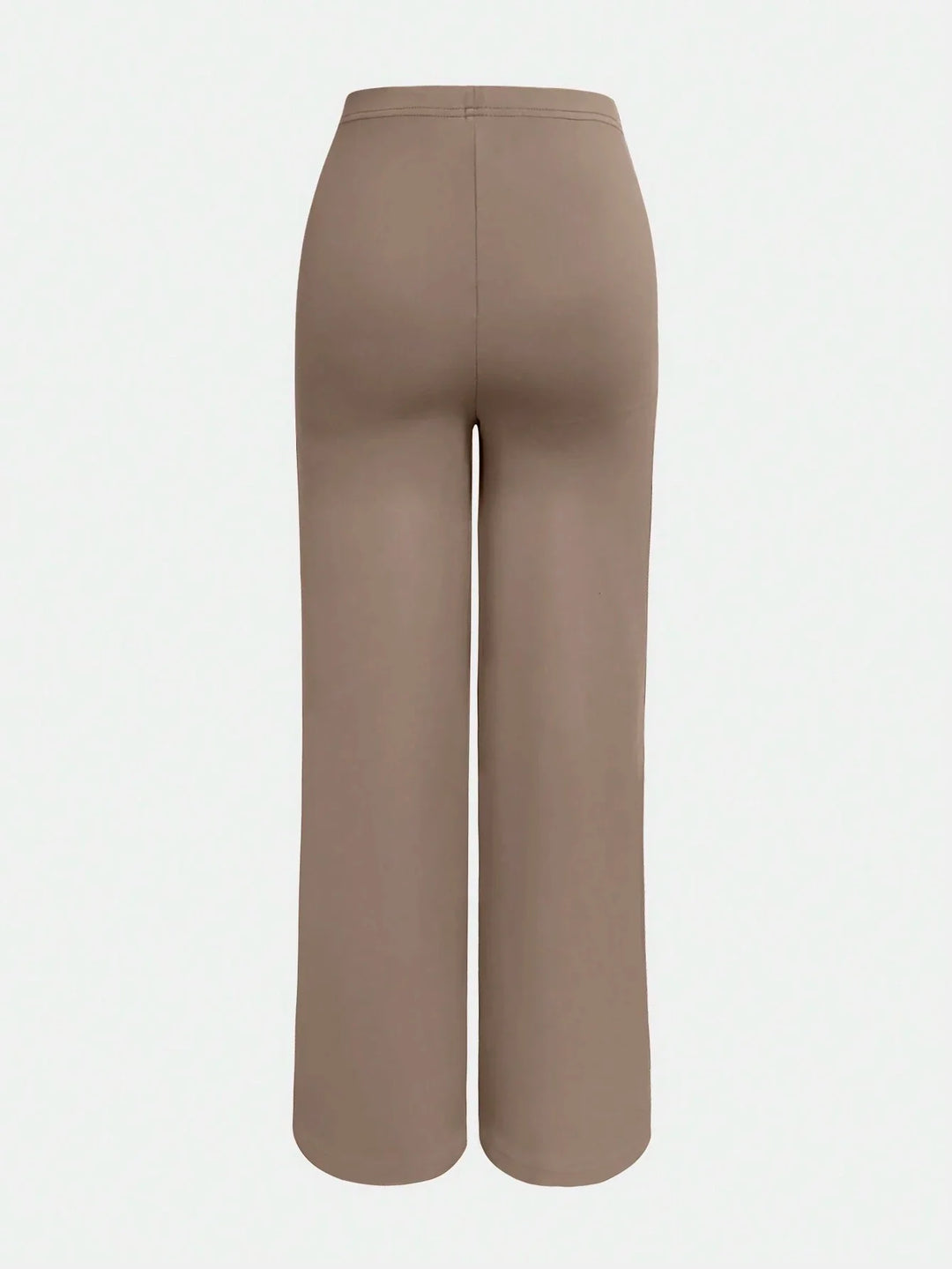 Women’s High Waisted Elastic Straight Leg Pants – Fashion Long Trousers