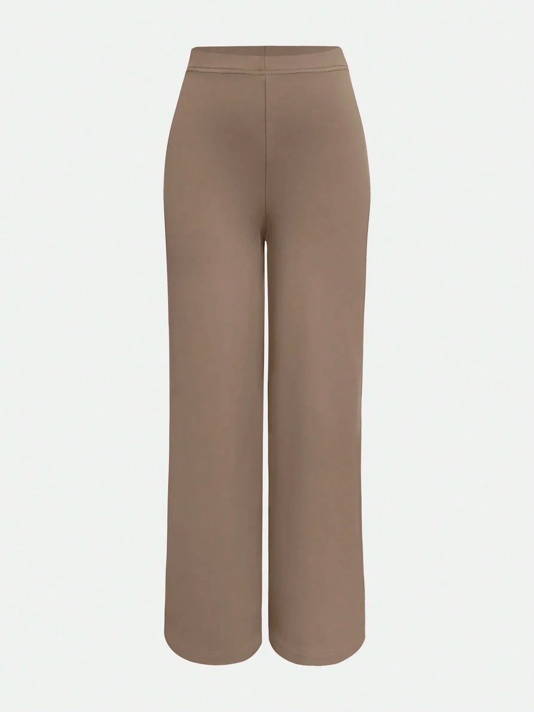Women’s High Waisted Elastic Straight Leg Pants – Fashion Long Trousers