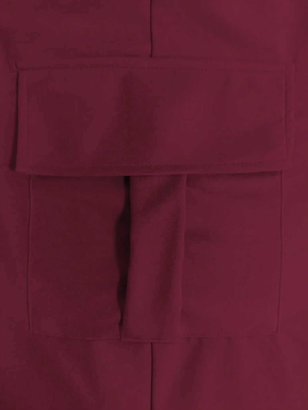 Womens Solid Cargo Pants Elastic Waist Drawstring Pocket Casual Spring