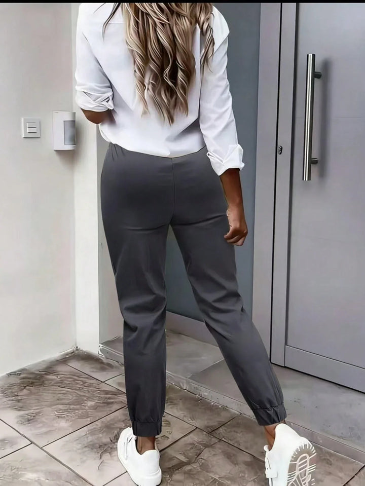 Women’s Cuffed Pants – Casual Comfortable Versatile Fit