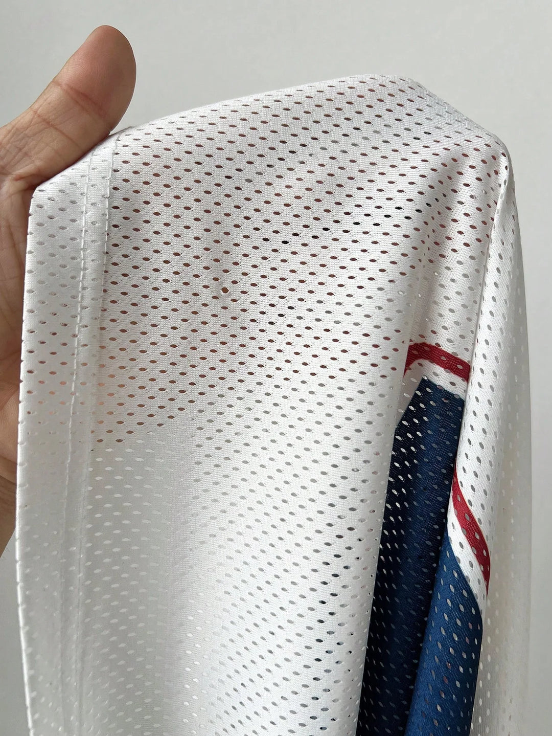 Womens Summer Mesh Baseball Jersey Number Print V Neck Sport Streetwear Top