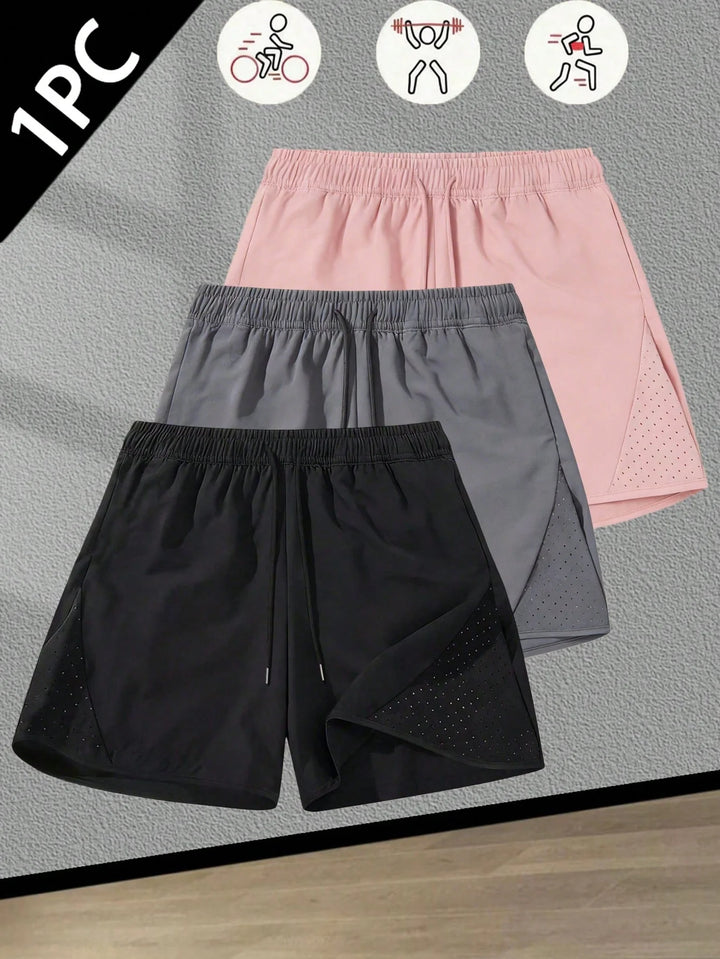 Women’s Summer Casual Drawstring Waist Shorts With Side Pocket Holes