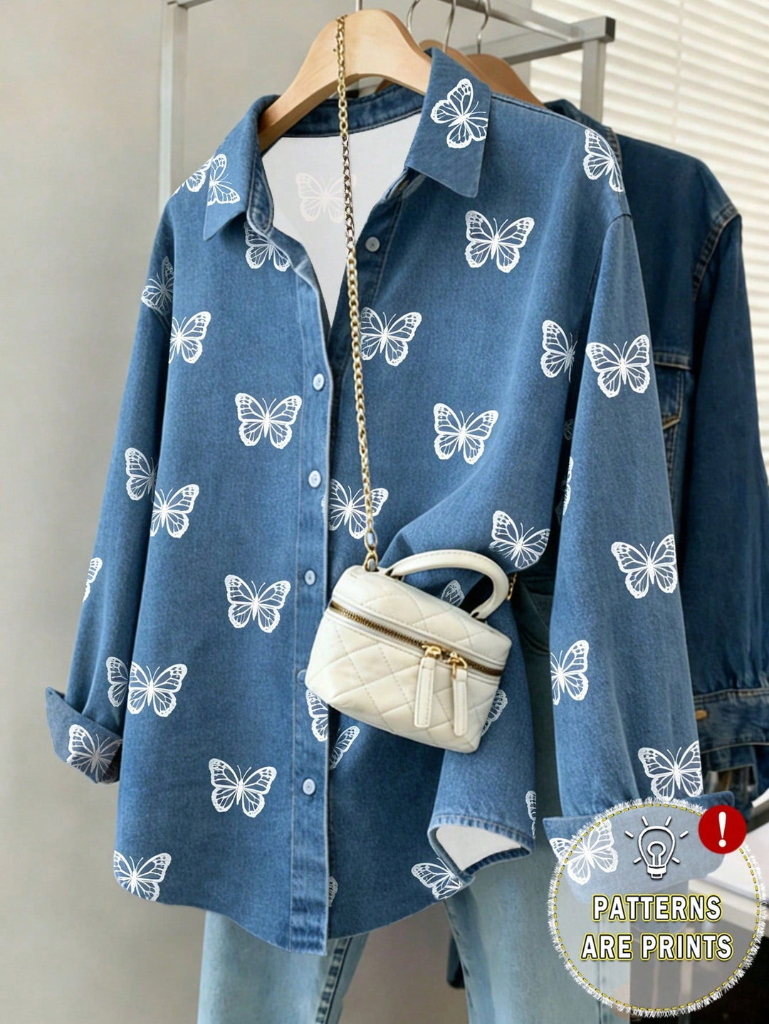 Women's Cherry Print Shirt, Autumn
