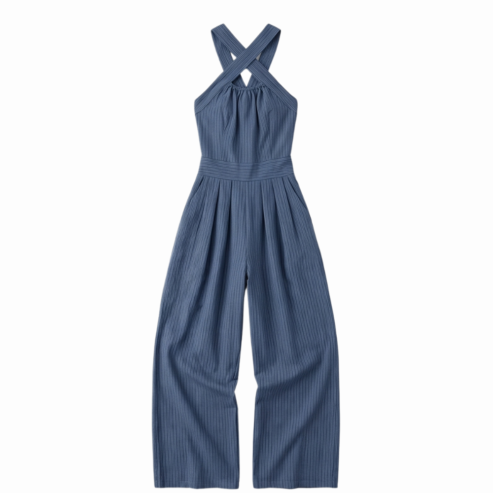 Camille™ | Open-Back Wide-Leg Jumpsuit