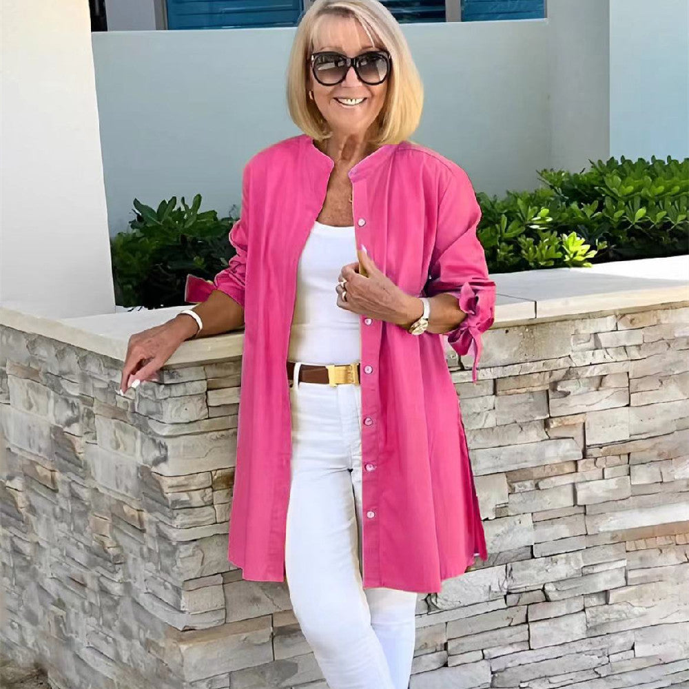 CÉLINA™ - Long Shirt Jacket