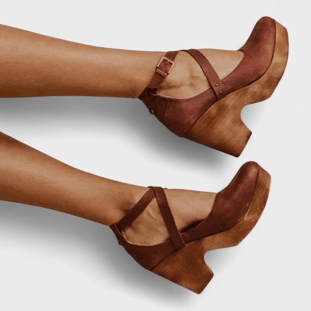 ELARU™ – Classic Comfort Wedge Sandals