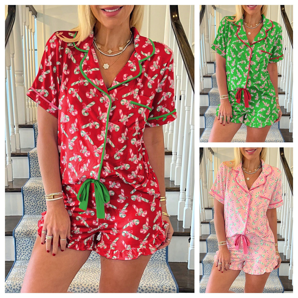 Rylee™ - Christmas Candy Pajama Set