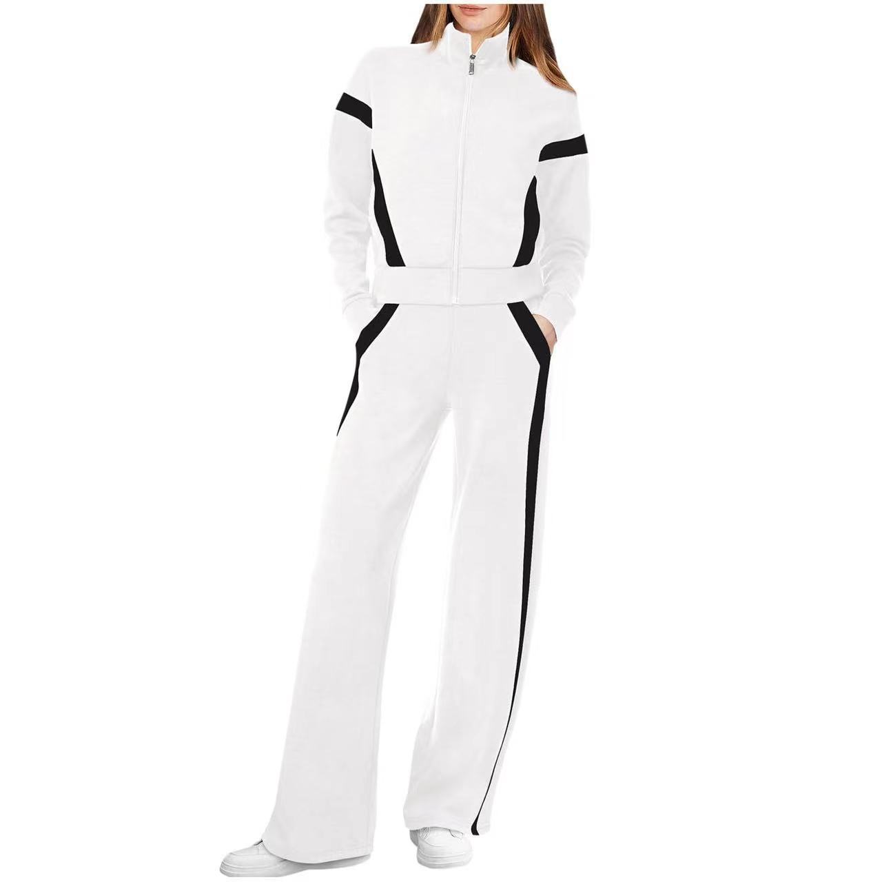 QASU™ - Casual Top and Sweatpants Set