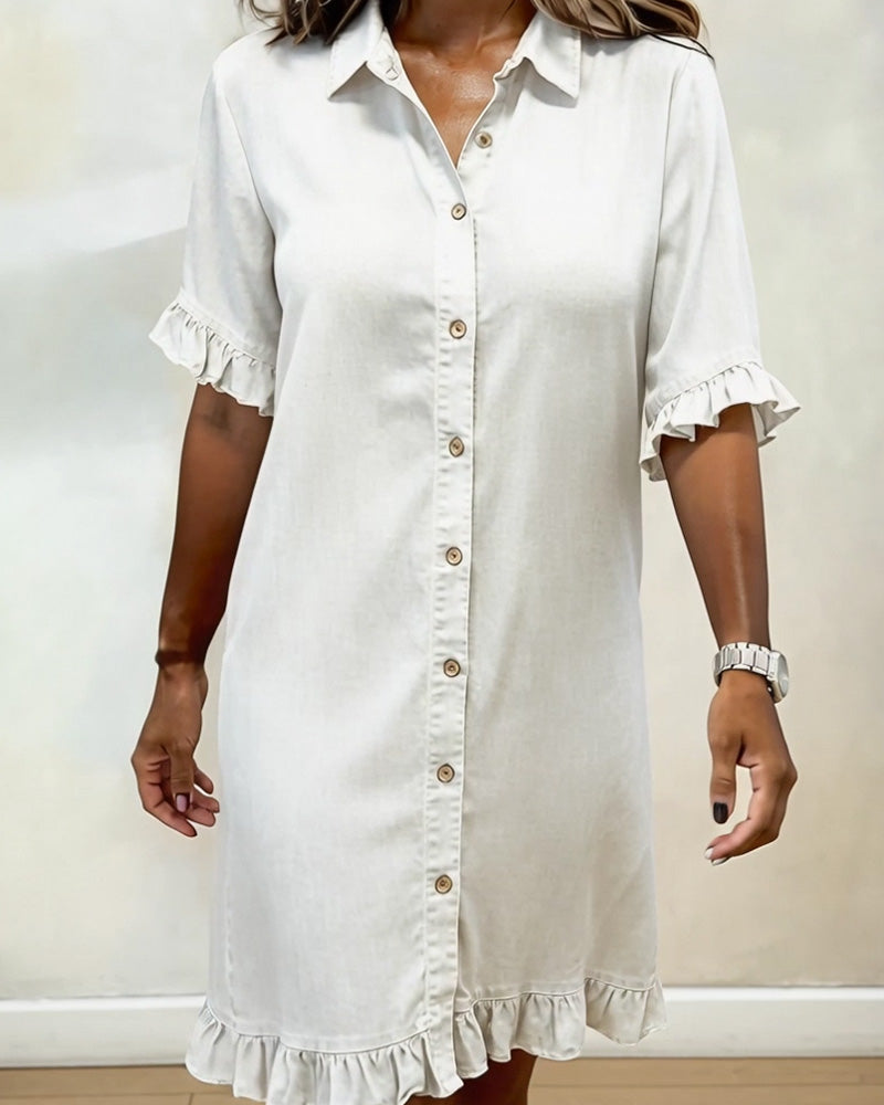 Linea Aarhus™ | Relaxed Dress with Soft Ruching