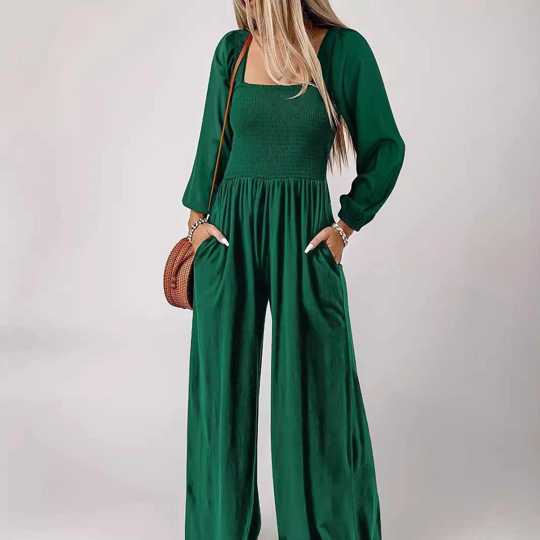 KISHA™ - Chic Wide Leg Jumpsuit