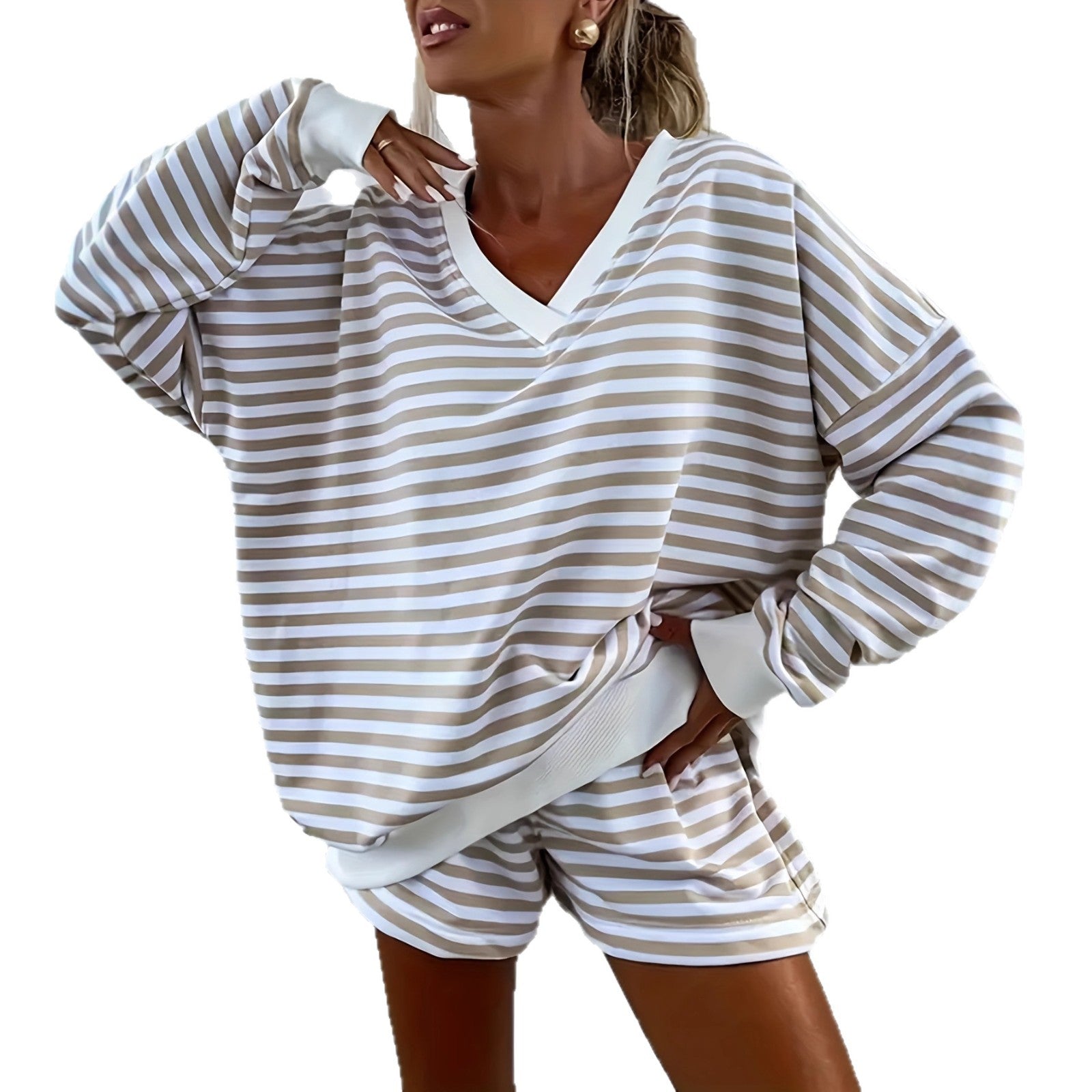 NOLANI™ – Relaxed Striped Lounge Set