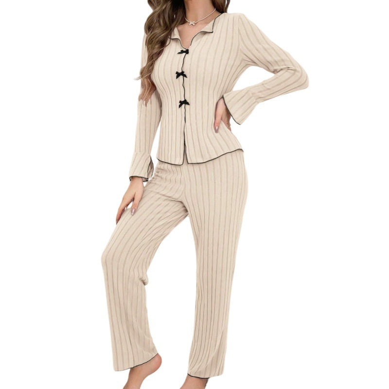 Kenzie™ - Chic V-Neck Loungewear Set