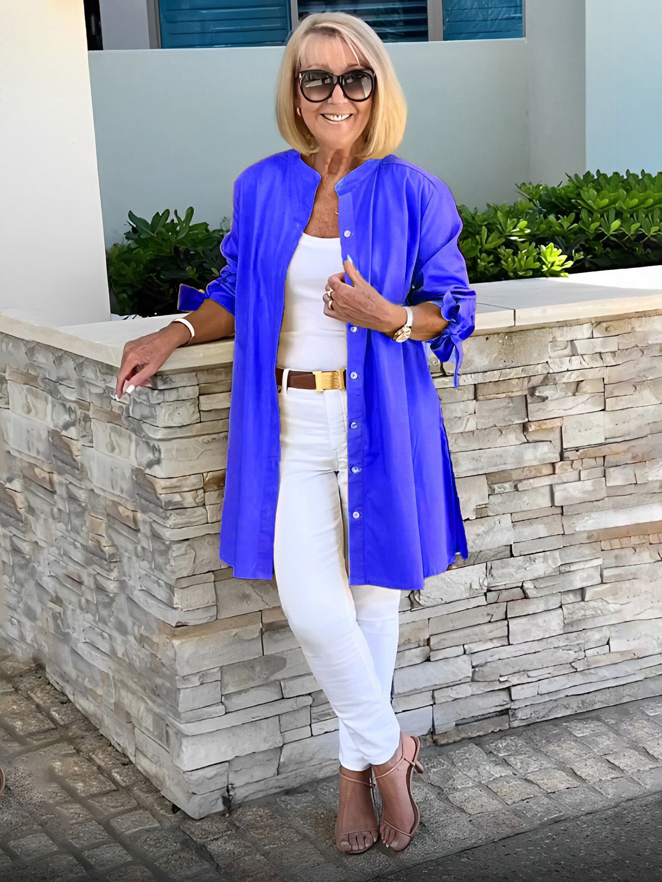 CÉLINA™ - Long Shirt Jacket