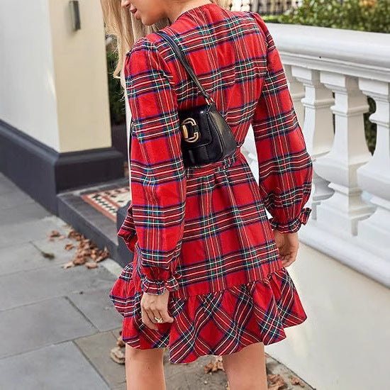 EMILY™ - Plaid Mini Dress