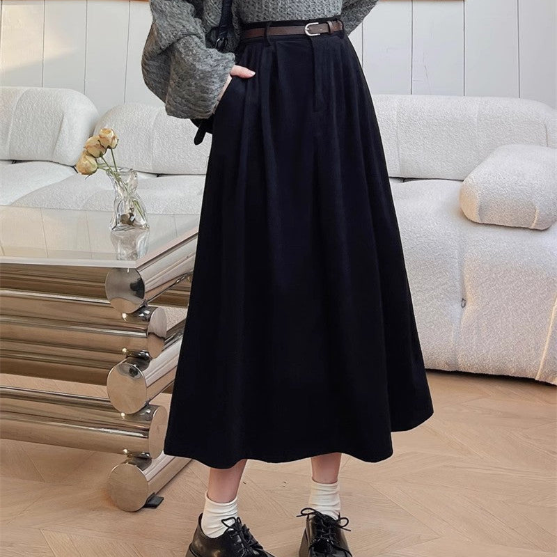 ESTELLE™ – Corduroy Midi Skirt