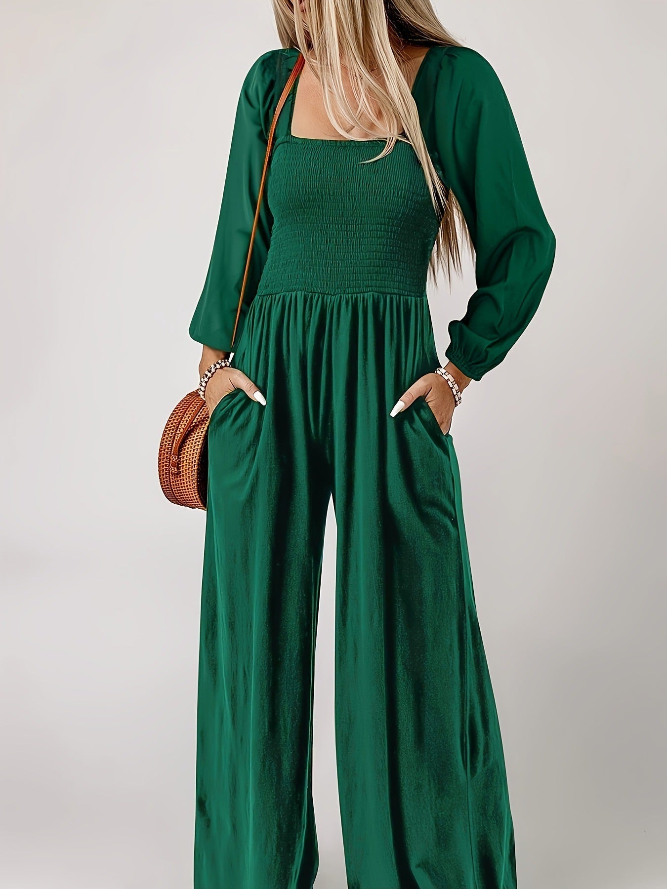 KISHA™ - Chic Wide Leg Jumpsuit