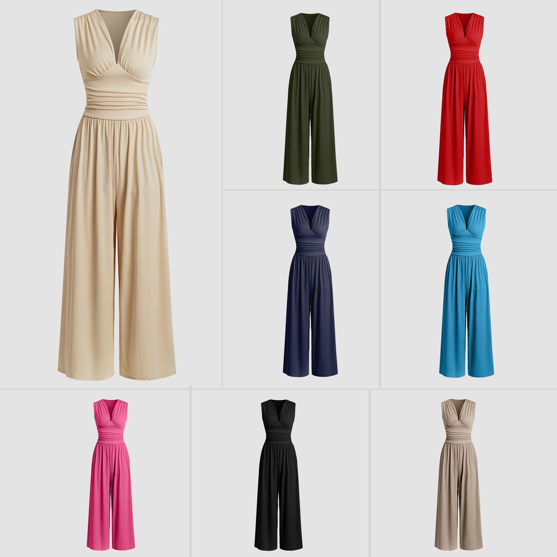CHARITY – Chic Wide-Leg Jumpsuit