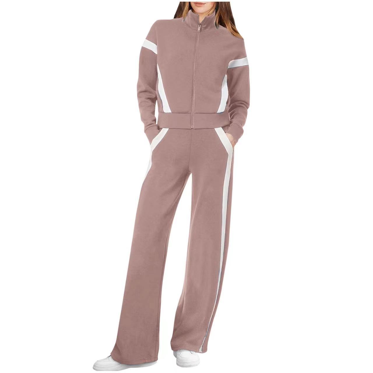 QASU™ - Casual Top and Sweatpants Set