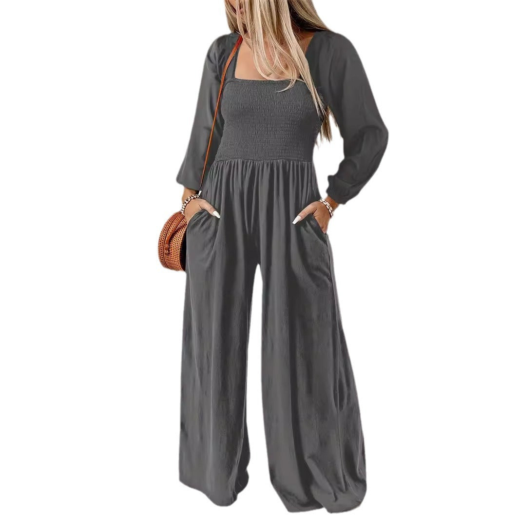 KISHA™ - Chic Wide Leg Jumpsuit