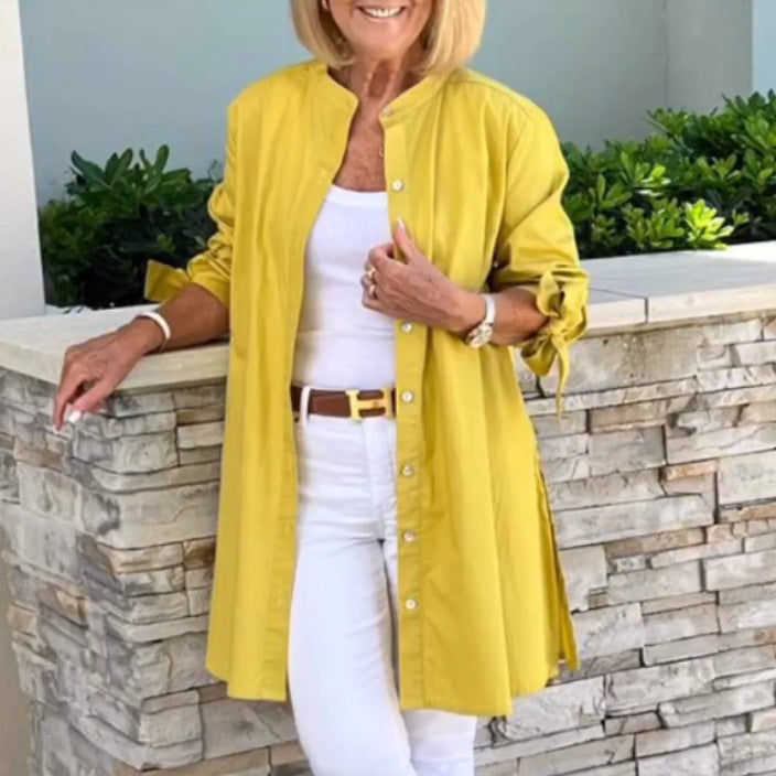 CÉLINA™ - Long Shirt Jacket