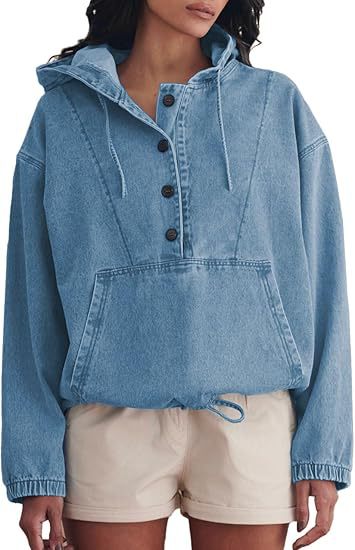 MECAELLA™ - Denim Hoodie Jacket