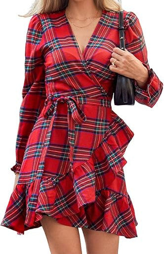 EMILY™ - Plaid Mini Dress