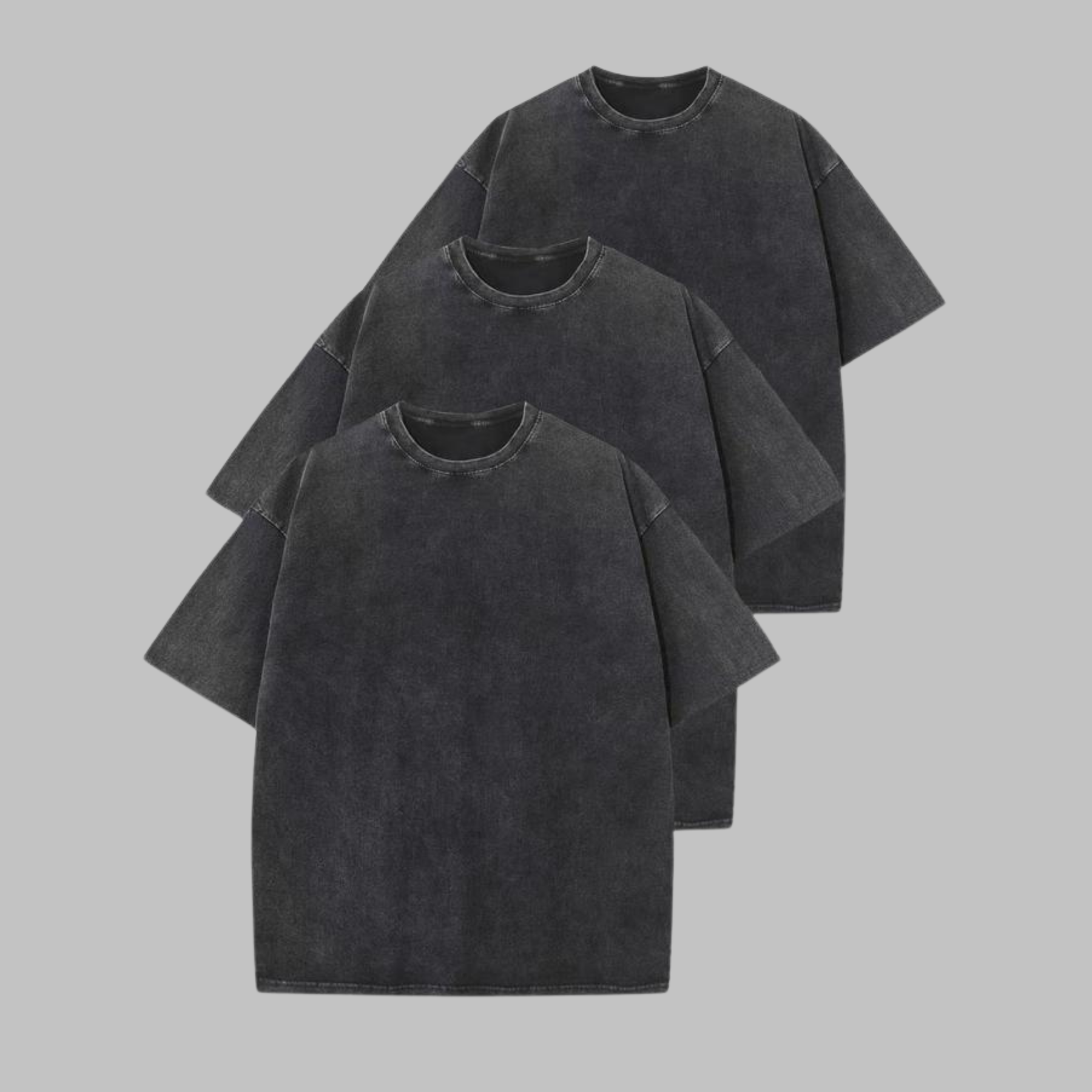 Ava | Casual Oversized Wash Crew Neck Unisex Shirt