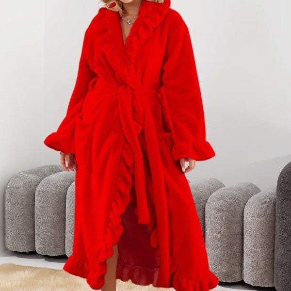 HEXA™ - Classy Ruffle Hem Robe