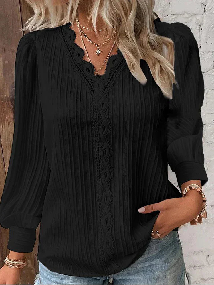 Renata | Classic Pleated Top