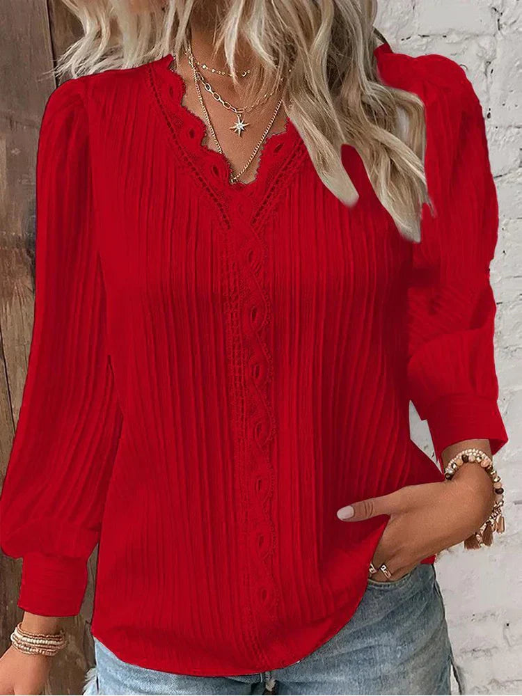 Renata | Classic Pleated Top