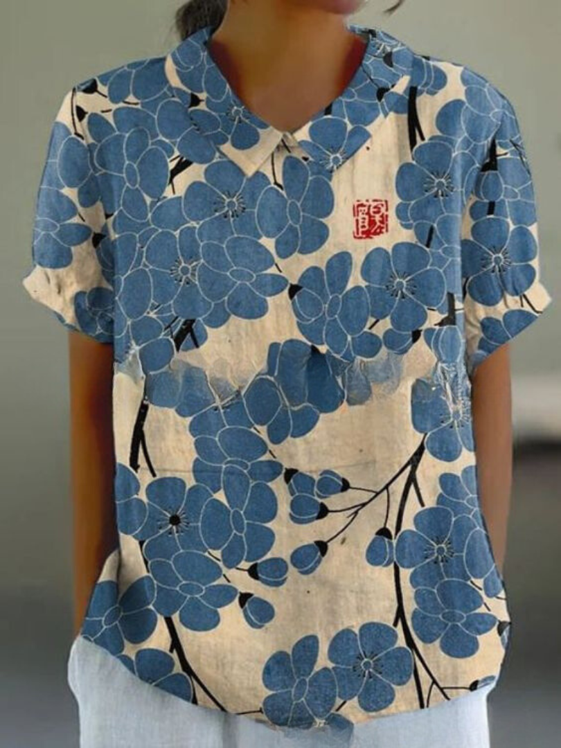 Marlene | Vintage Print Shirt