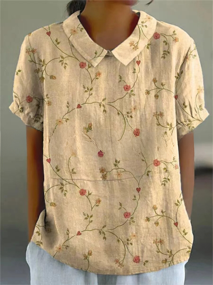 Marlene | Vintage Print Shirt