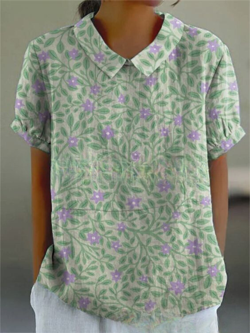 Marlene | Vintage Print Shirt