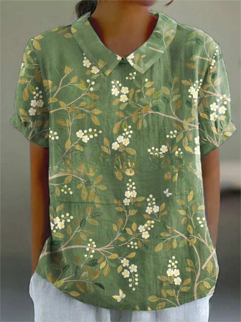 Marlene | Vintage Print Shirt