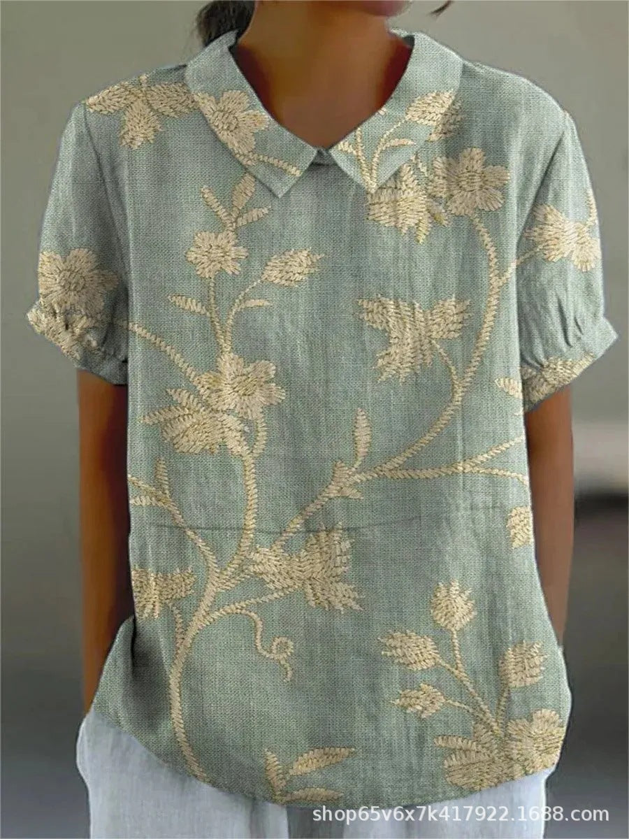 Marlene | Vintage Print Shirt