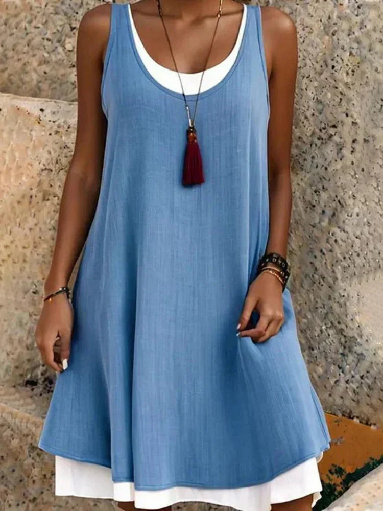 Naomi™ | Layered Tank Dress