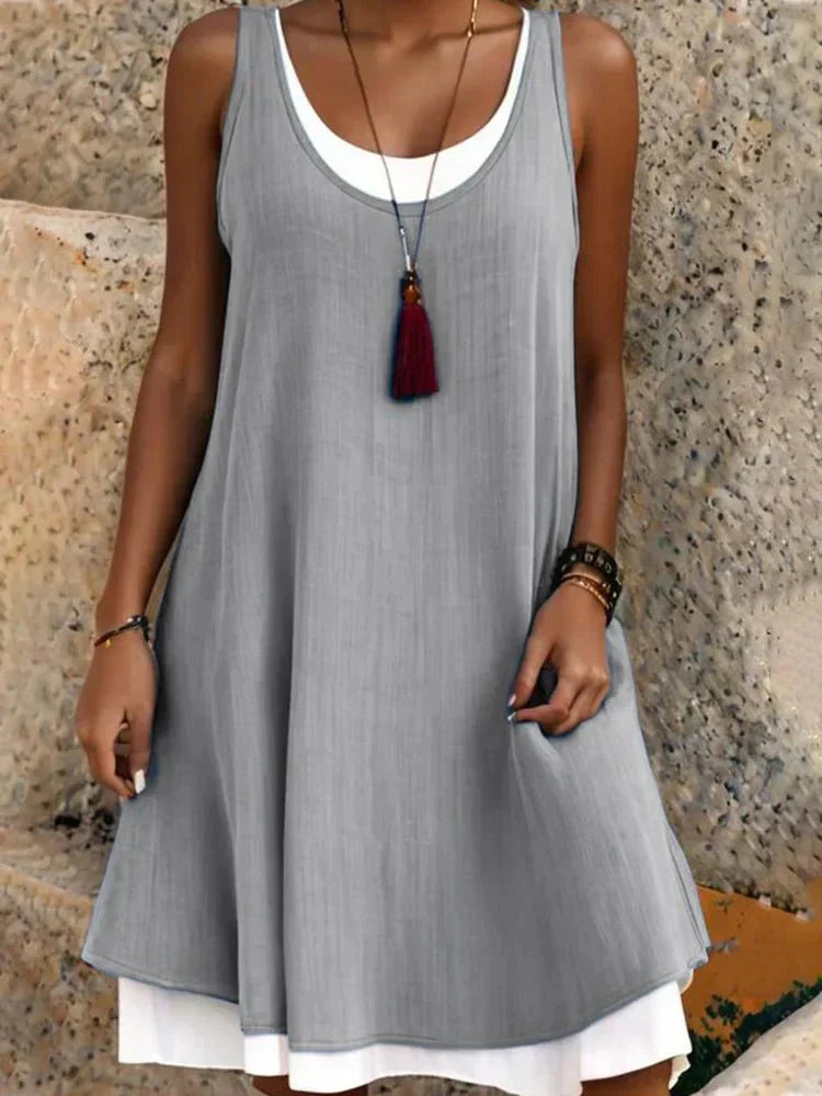 Naomi™ | Layered Tank Dress