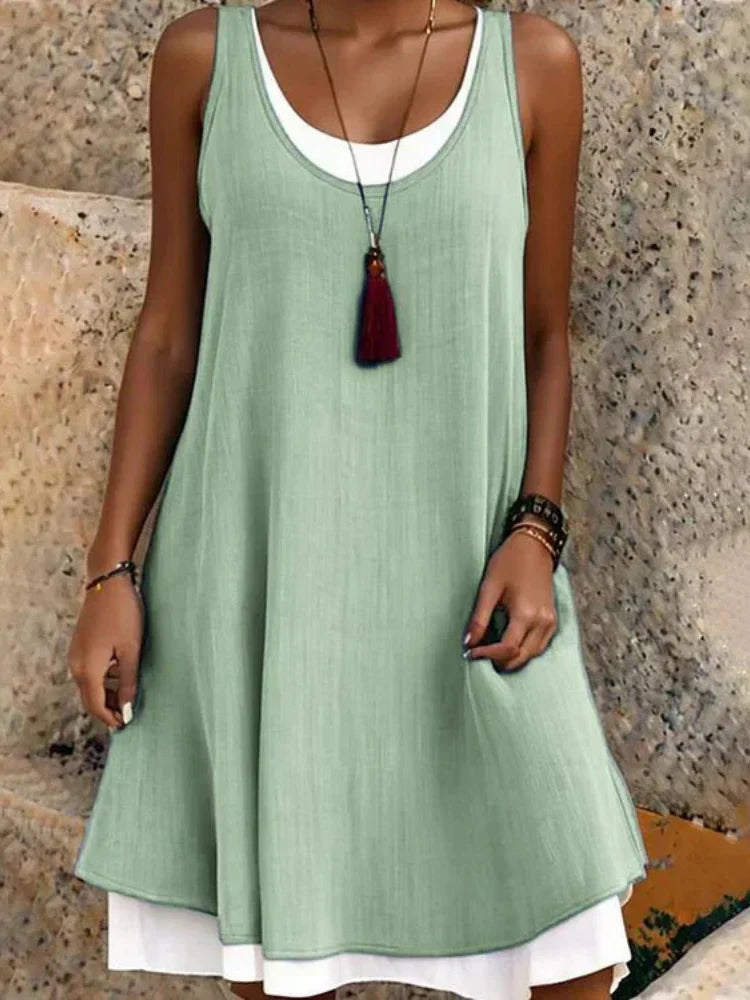 Naomi™ | Layered Tank Dress