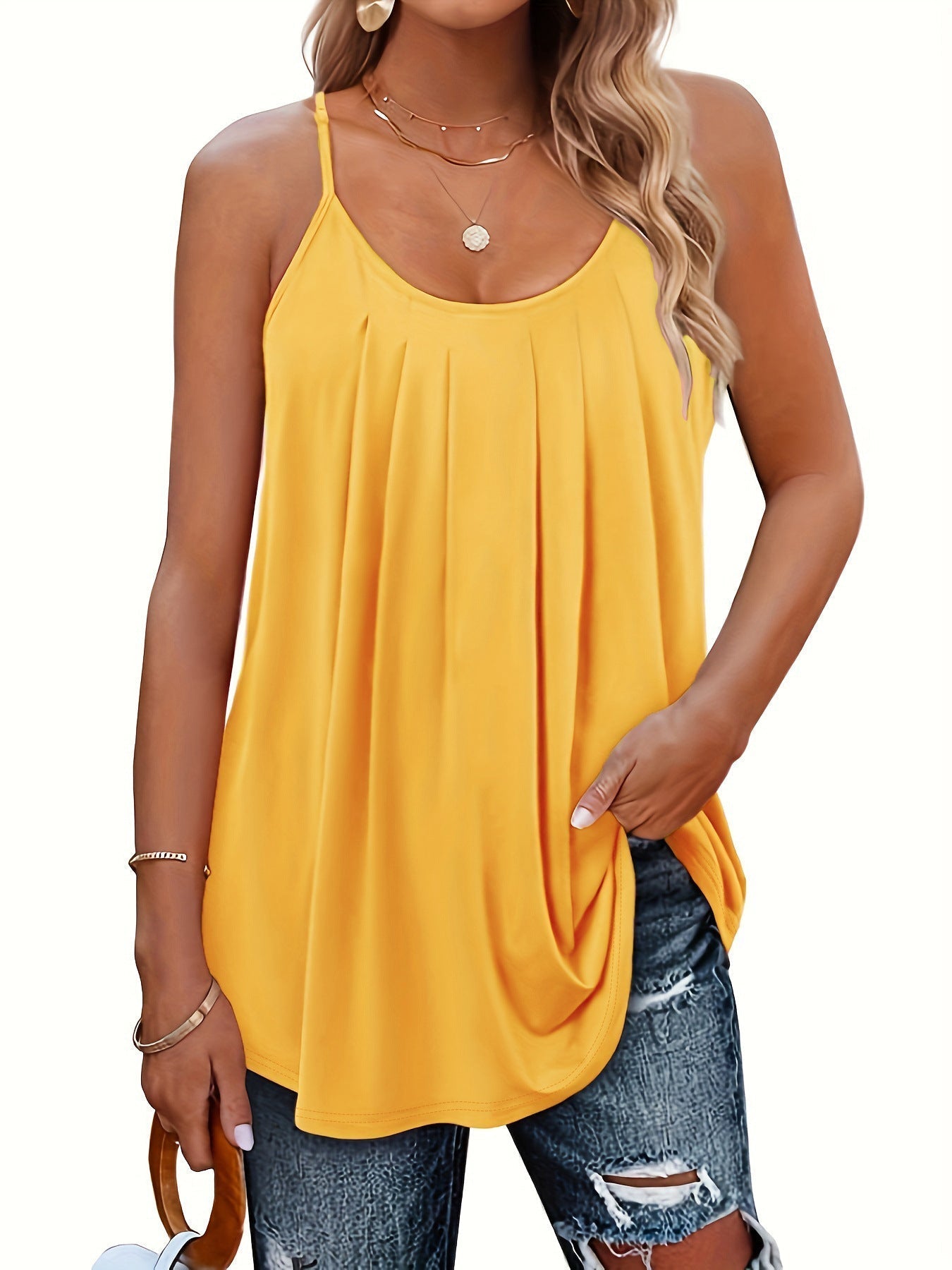 Mila | Lightweight Spaghetti Strap Fit Summer Top