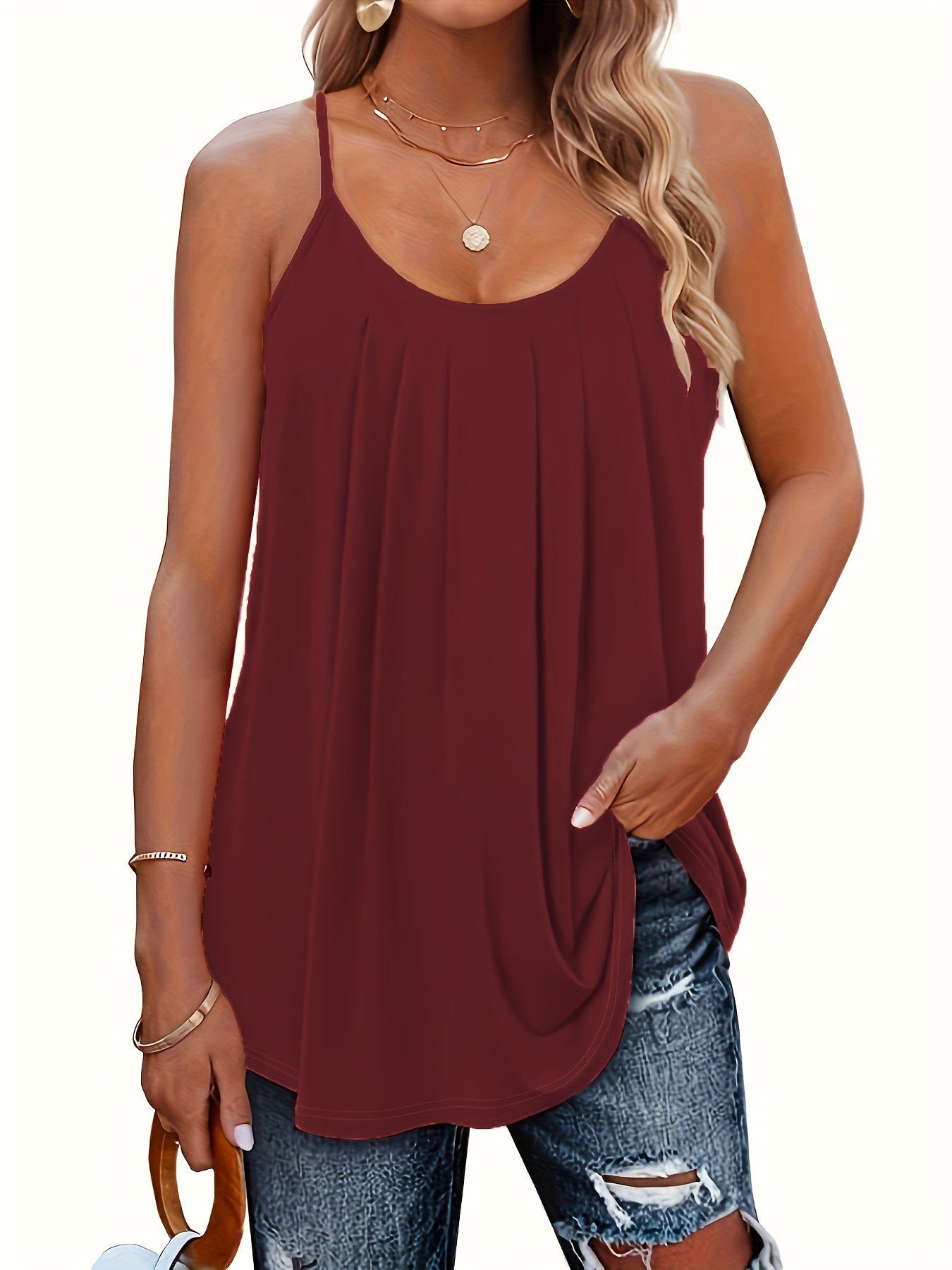 Mila | Lightweight Spaghetti Strap Fit Summer Top