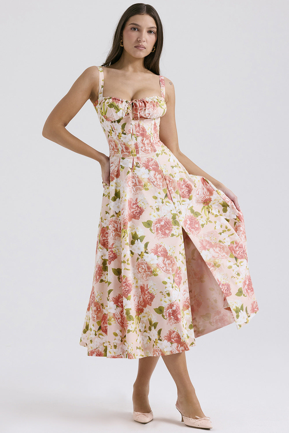 ELENA™ – Chic Corset Milkmaid Dress