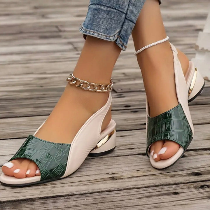 Donna | Cross Strap Slip-On Shoes