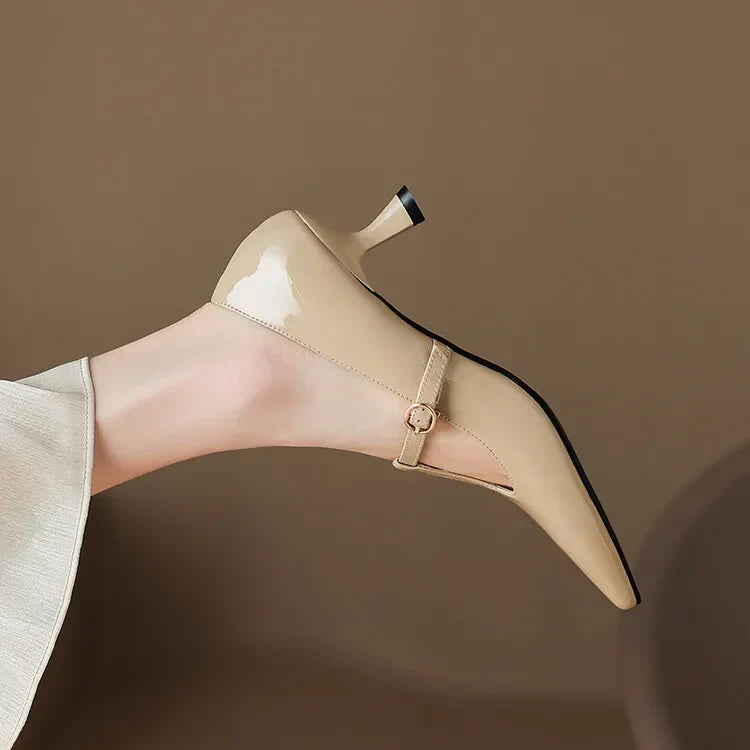 Rabeca Genuine Leather Heels