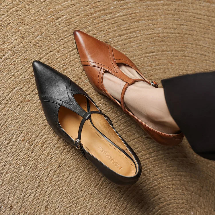 Beka Genuine Leather Heels