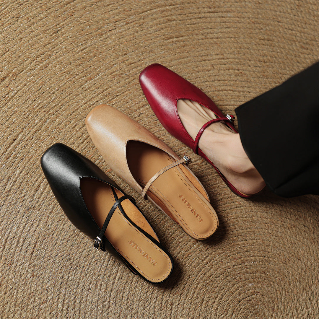 Miral Genuine Leather Mules